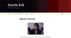 Desktop Screenshot of corrieerk.com