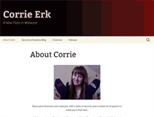 Tablet Screenshot of corrieerk.com